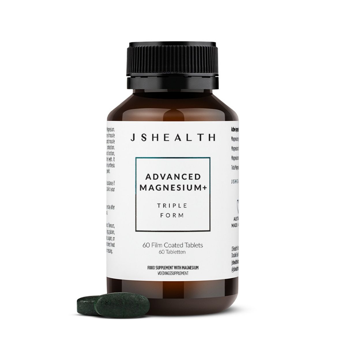 Jshealth Vitamins Advanced Magnesium+ Formula - 60 Tablets