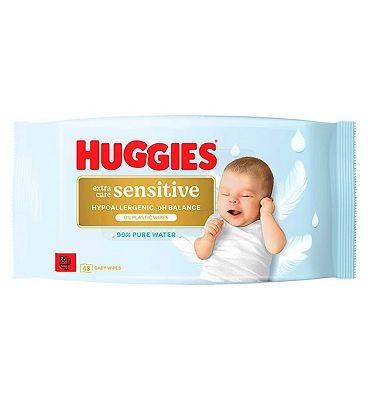 Baby Wipes Extra Care Sensitive Single 48
