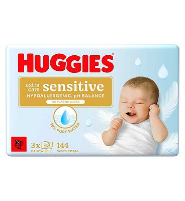 Baby Wipes Extra Care Sensitive Triplo Pack 48x3