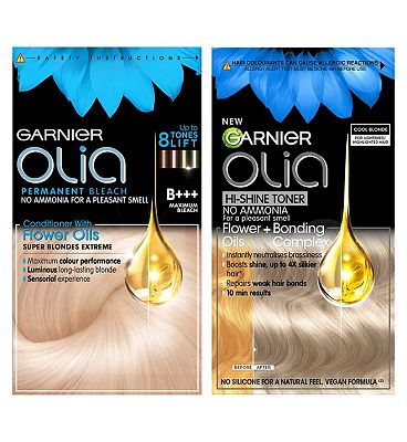 Garnier Olia Bleach And Toner Bundle