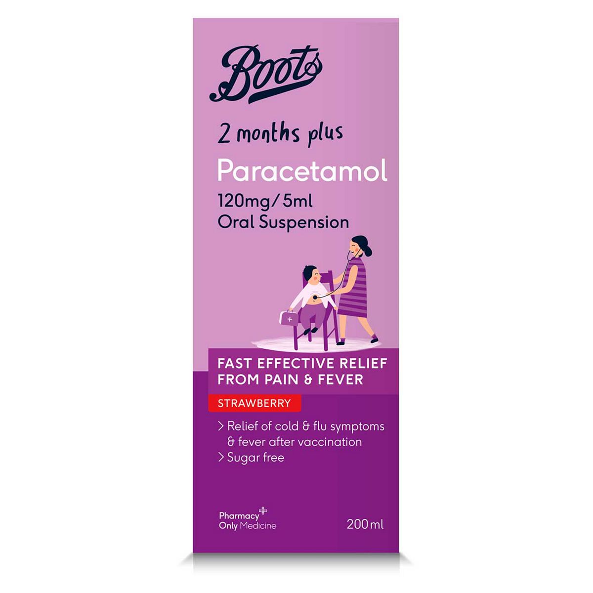   Paracetamol 120Mg/5Ml Oral Suspension –200 Ml