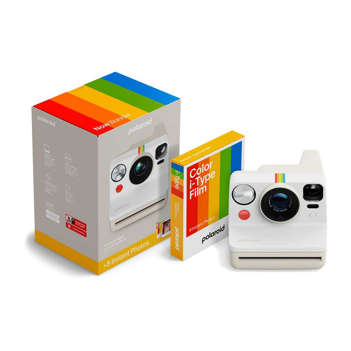 Polaroid Eb Now Gen 3 Instant Camera Bundle White