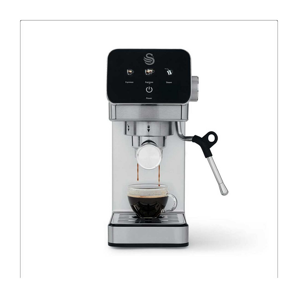Swan Digital Espresso Coffee Machine Stainless Steel
