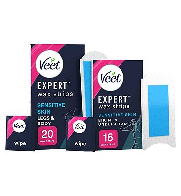 Veet Expert Bikini & Legs Cold Wax Strip Bundle