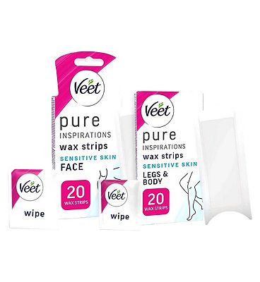 Veet Expert Face & Legs Cold Wax Strip Bundle