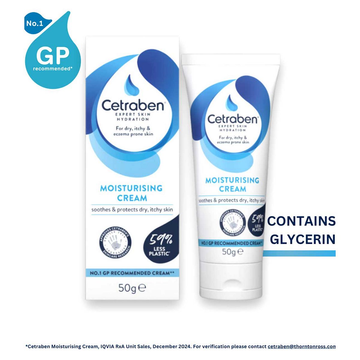 Cetraben Moisturising Body And Face Cream 50g