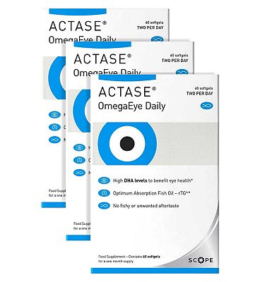 Actase OmegaEye Daily 3 Pack Bundle