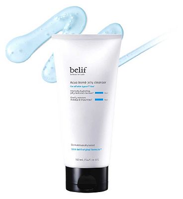 Click to view product details and reviews for Belif Aqua Bomb Jelly Cleanser 160ml.