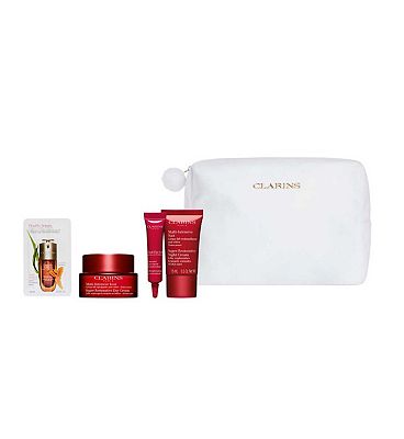 Click to view product details and reviews for Clarins Super Restorative Collection.