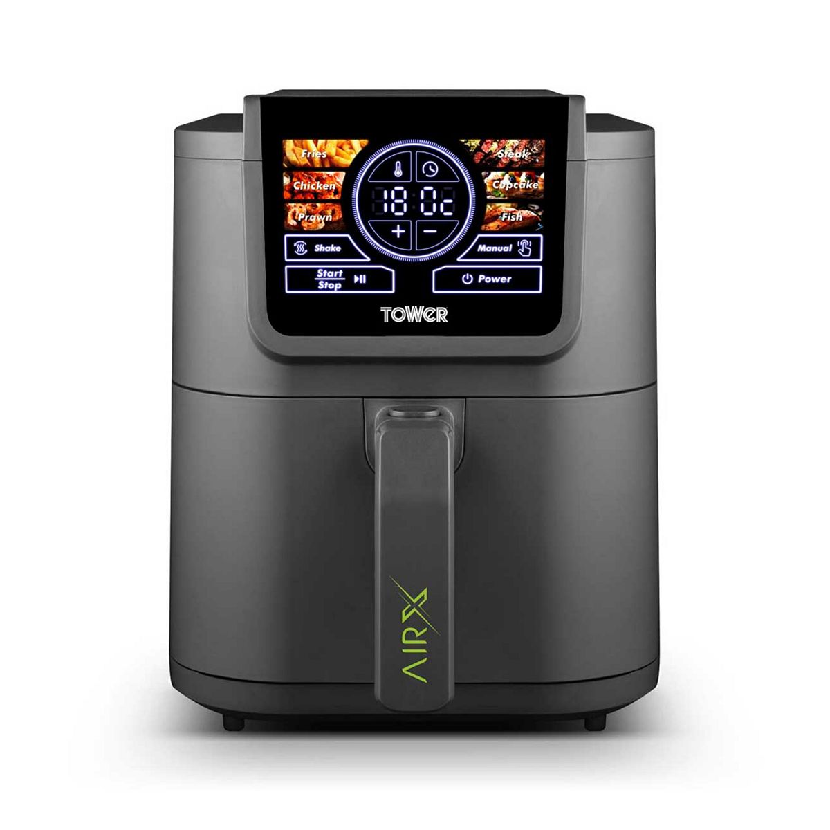 Tower Airx 8L Single Basket Airfryer 1700W Grey Digital