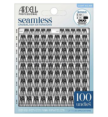 Click to view product details and reviews for Ardell Seamless Light As Air 100 Clusters Set With Duo Long Wear Glue.