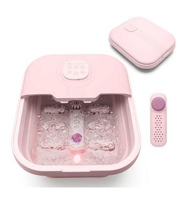 Rio Deluxe Foldaway Foot Spa Bath Pink