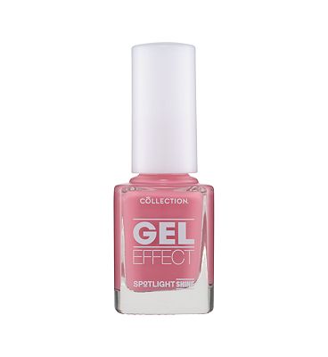Collection Spotlight Shine Gel Effect Nail Polish Shade 25 Frosted Rose 10ml