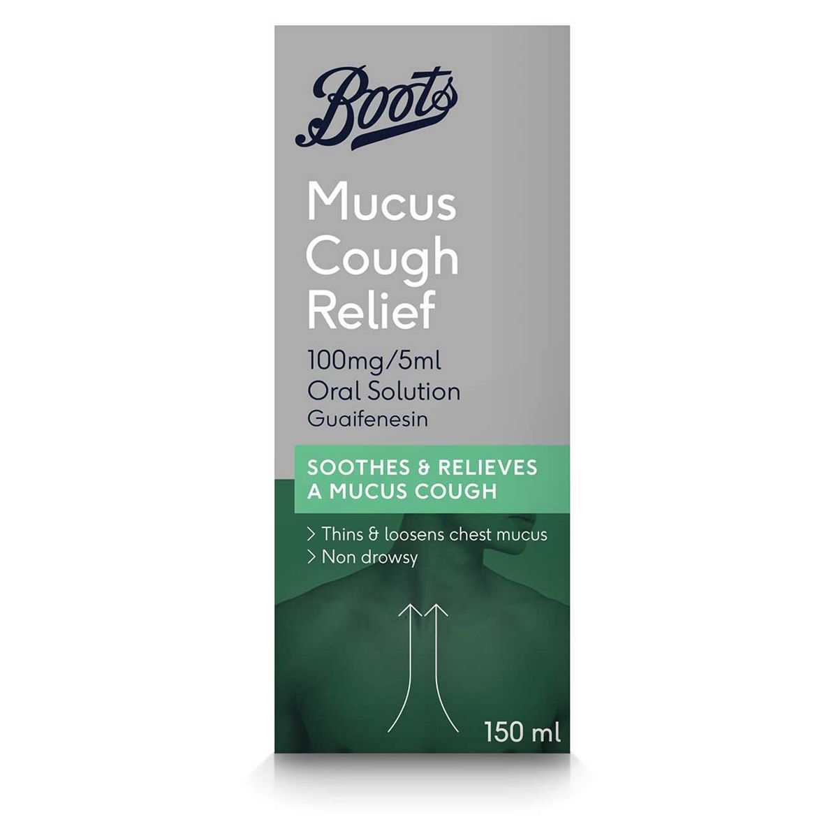   Mucus Cough Relief 100Mg/5Ml Oral Solution - 150Ml