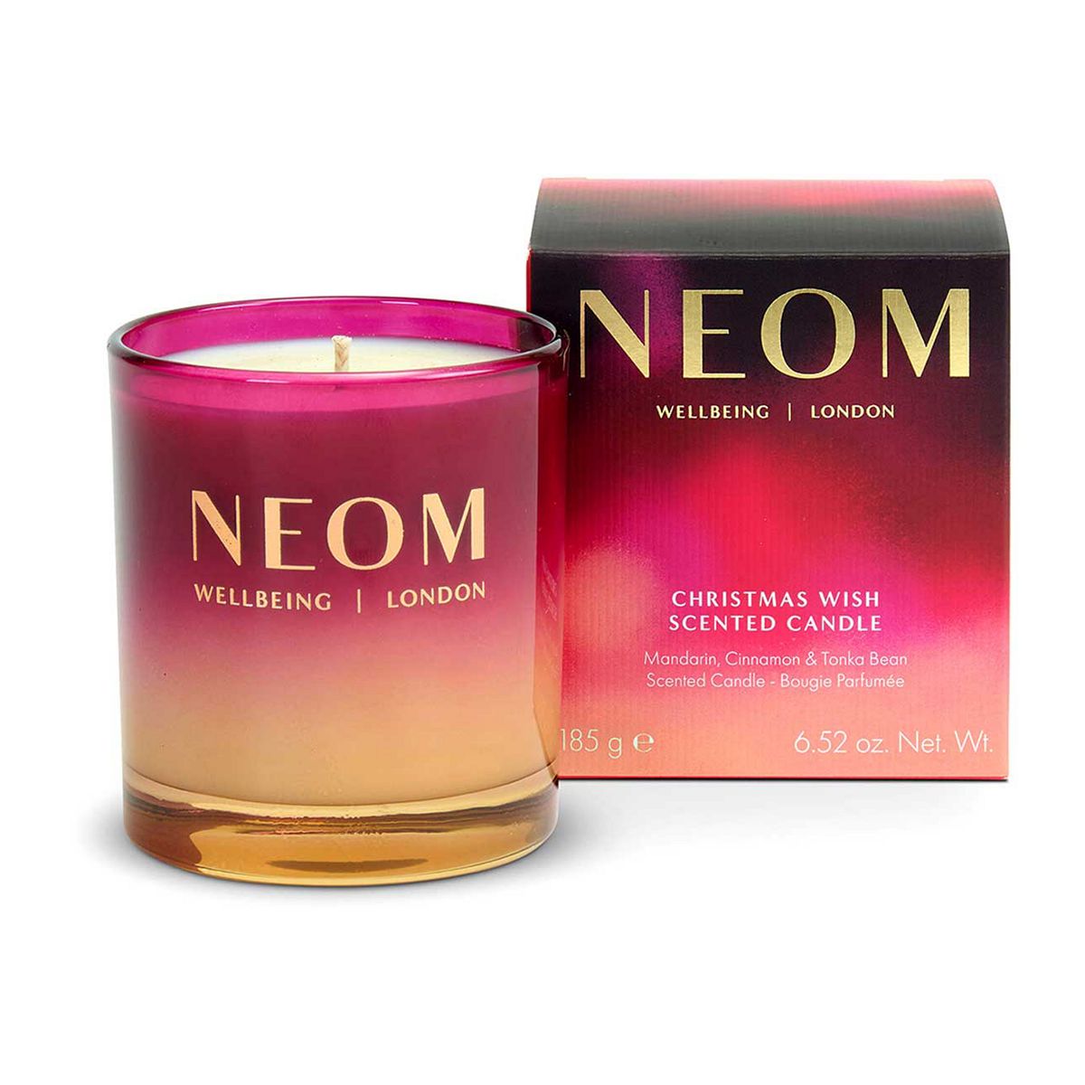 Neom Wellbeing Christmas Wish 1 Wick Candle 185G