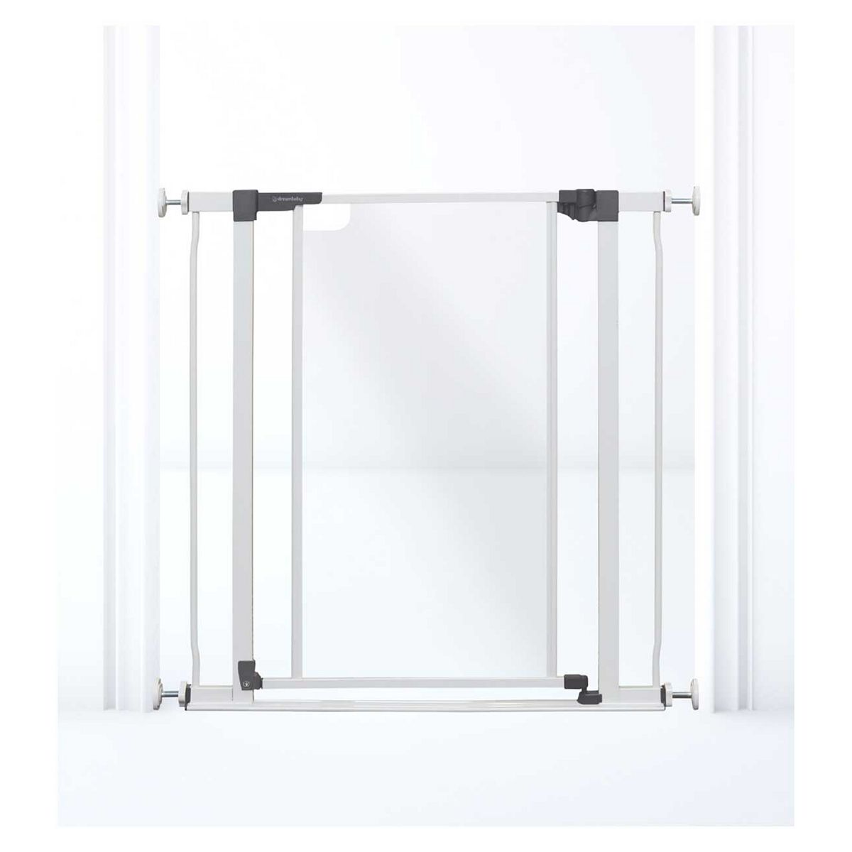 Dreambaby Clear Panel Low Step Gate Fits 76-81Cm - White