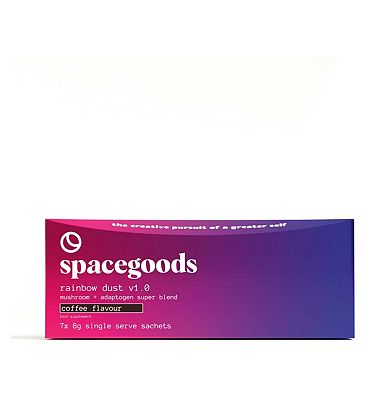 Click to view product details and reviews for Spacegoods Rainbow Dust Coffee Mushroom Blend 8g X 7 Sachets.