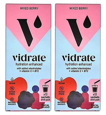 Vidrate Hydration Mixed Berry 2 x 12s