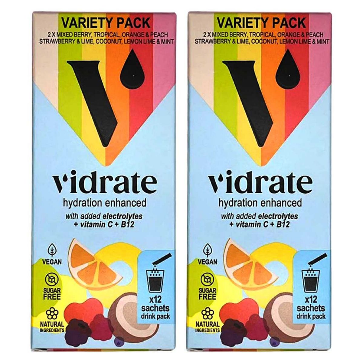 Vidrate Hydration Variety Pack 2 X 12S