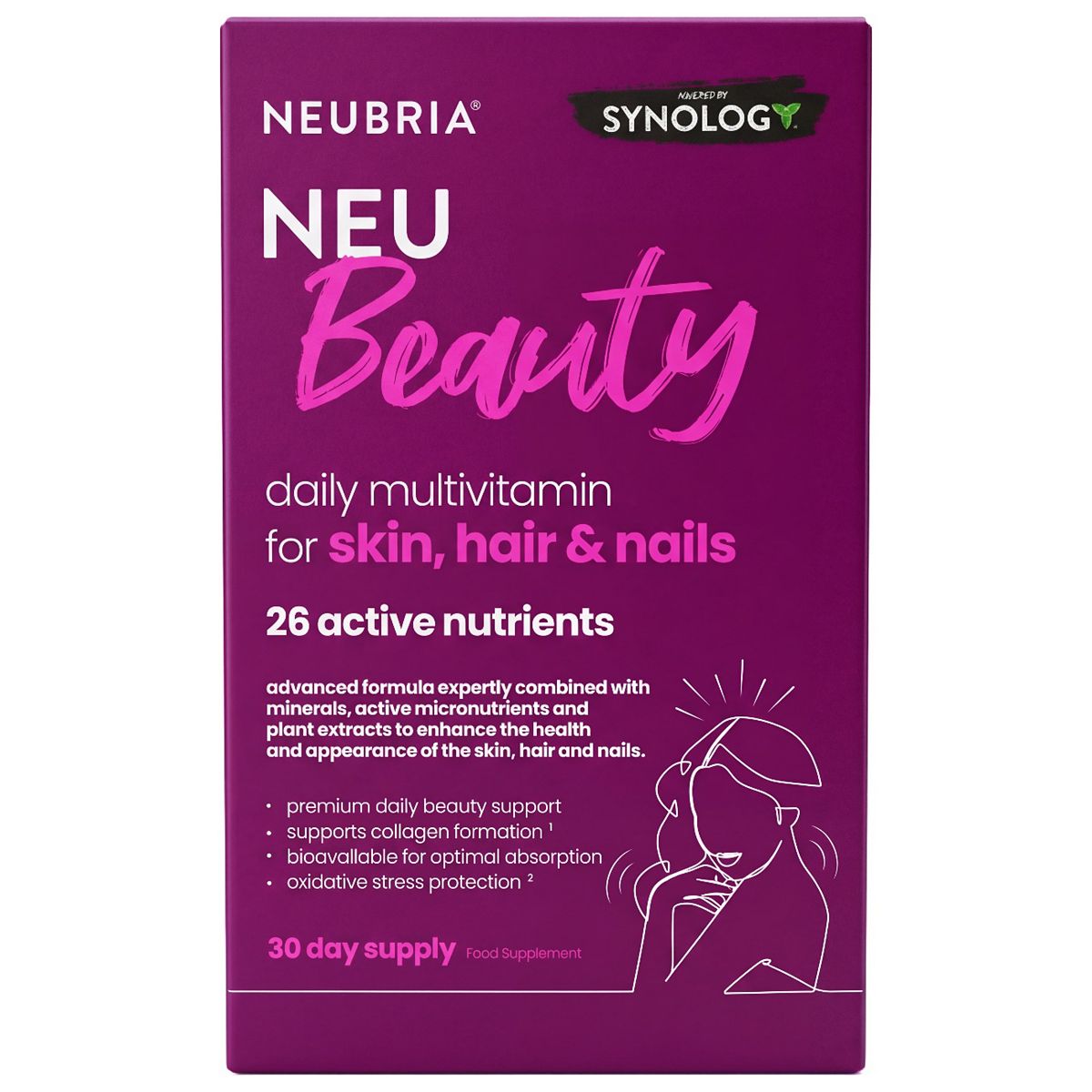 Neubria Neu Beauty Daily Skin Hair And Nail Multivitamin Tablets 30S