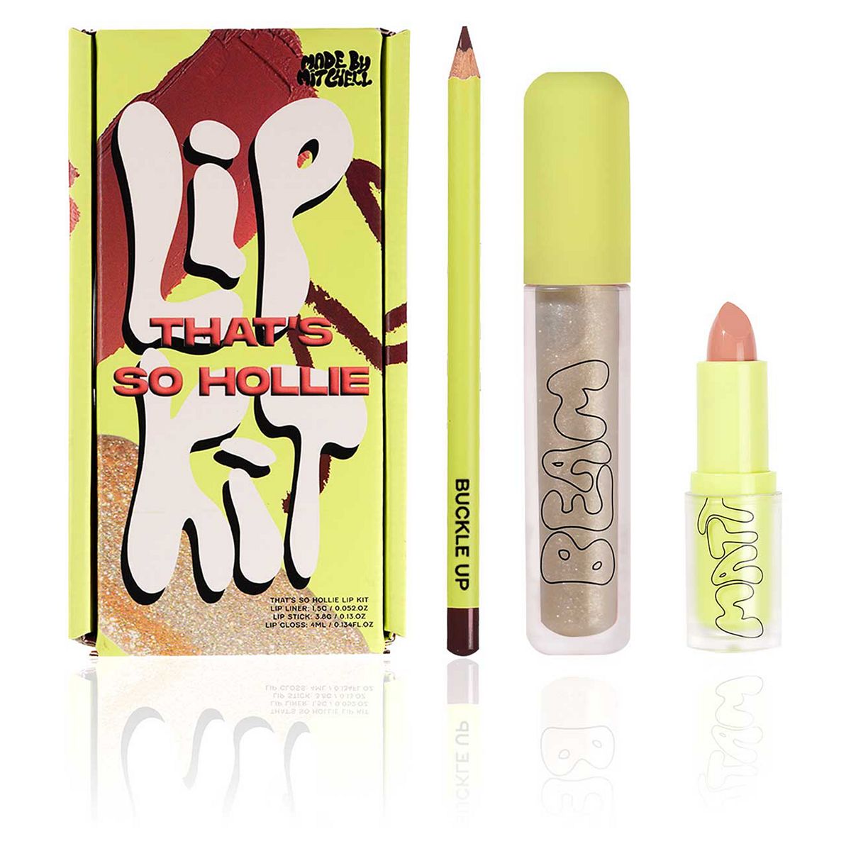Made By Mitchell Lip Kit Thats Hollie Gloss Lipstick And Liner Set
