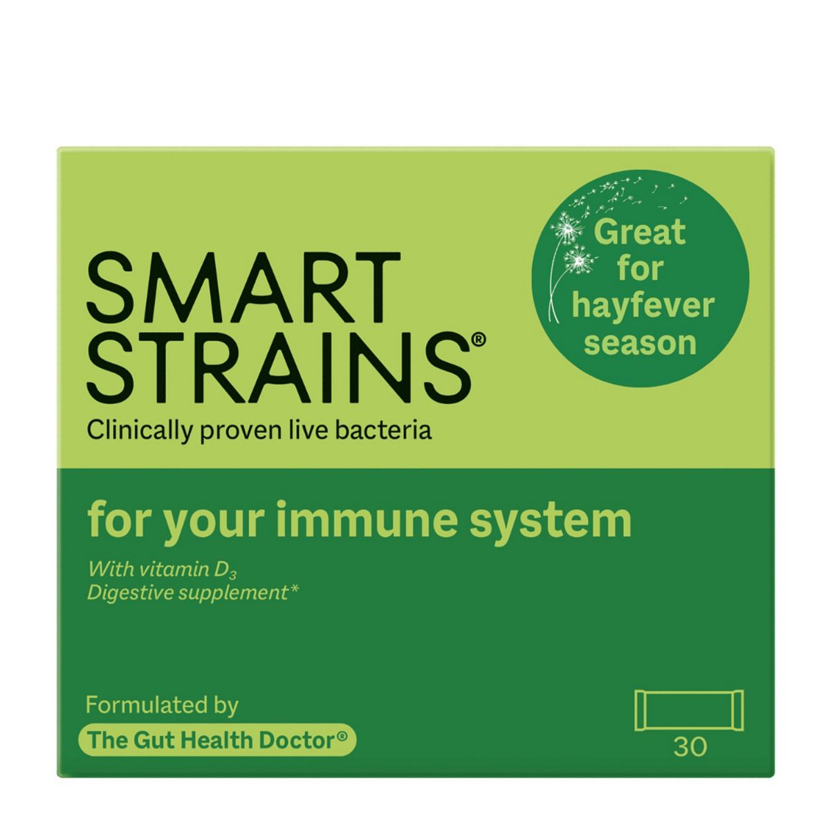 Smart Strains Probiotic For Your Immune & Digestive System, 30 Sachets