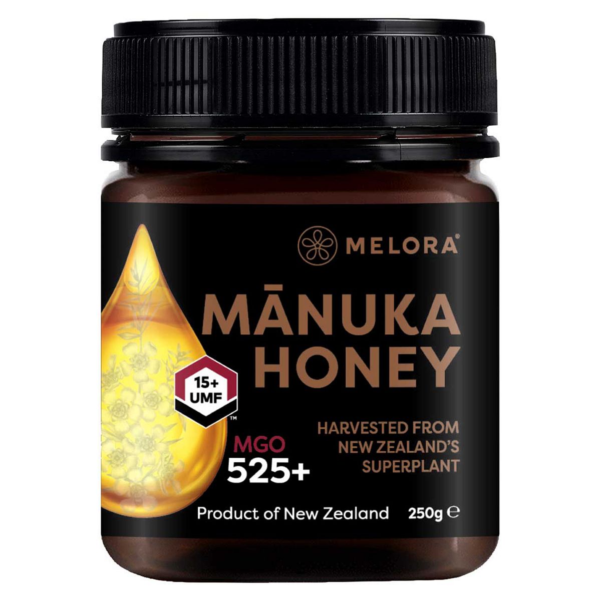 Melora Manuka Honey 525Mgo (Umf 15+) 250G