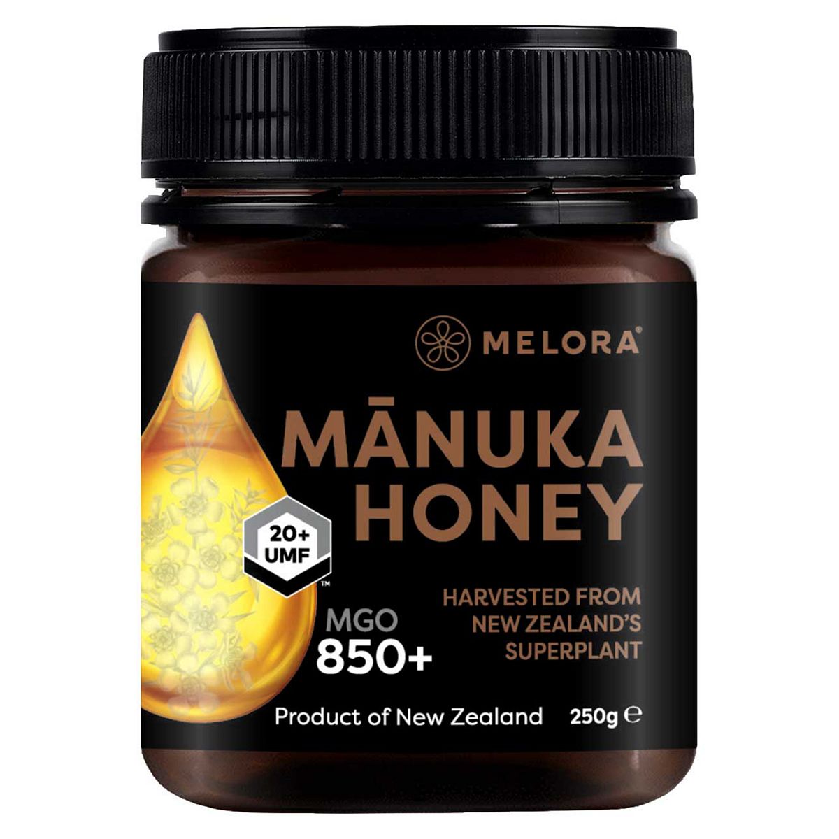 Melora Manuka Honey 850Mgo (Umf 20+) 250G