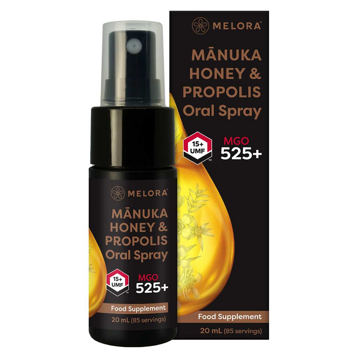 Melora Propolis Oral Spray High Strength 525Mgo 20Ml