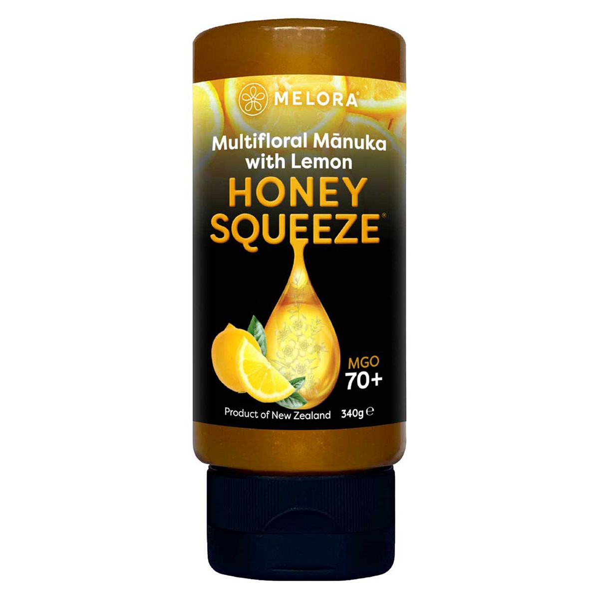 Melora Multifloral Manuka Honey 70+ Mgo Lemon Squeeze 330G