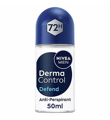 NIVEA MEN Derma Control Defend Antiperspirant Deodorant Roll On 50ml