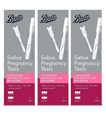 Boots Saliva Pregnancy 6 Test Bundle