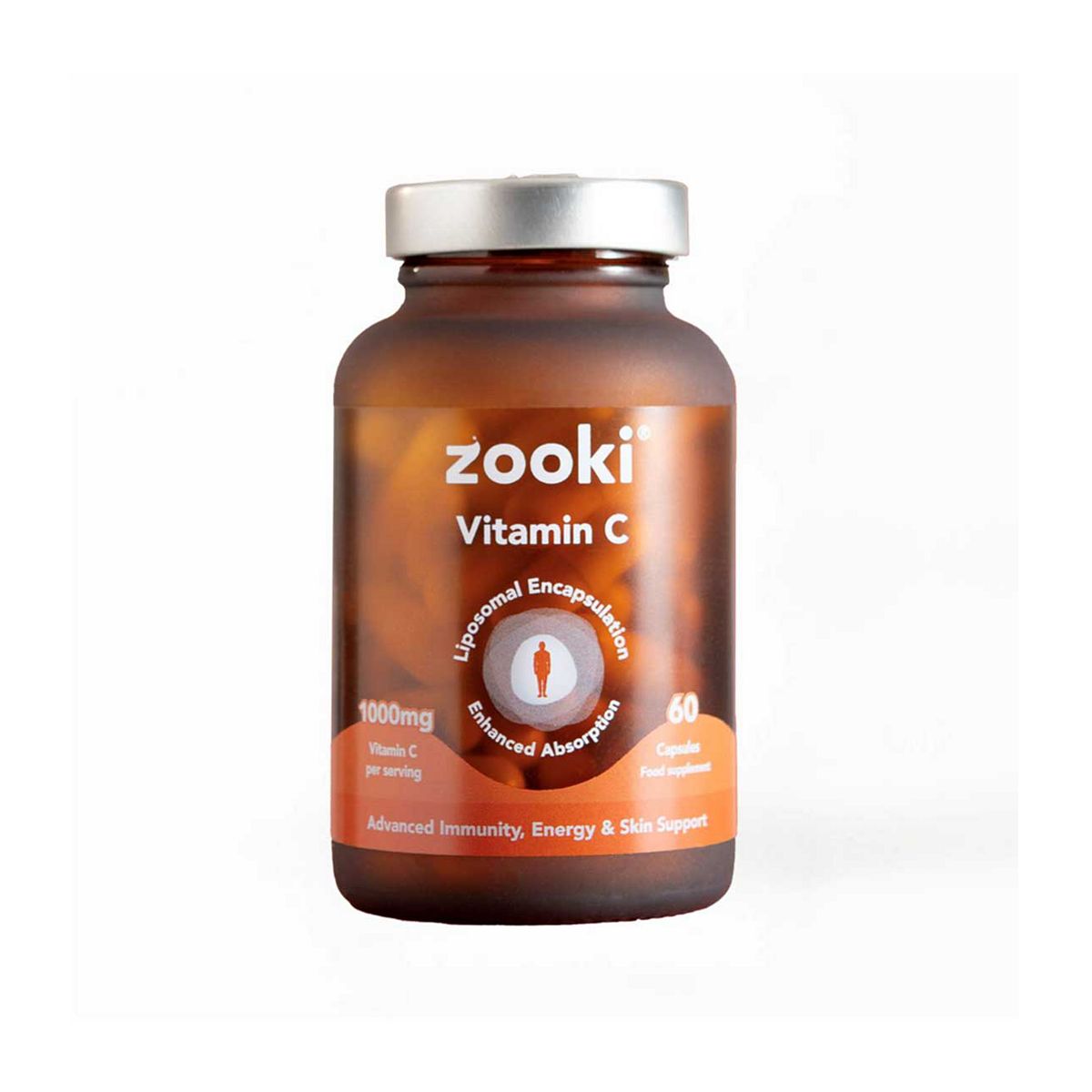 Zooki Liposomal Vitamin C 1000Mg Capsules - 30 Day Supply