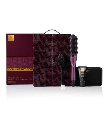 Ghd Duet Blowdry Hairdryer Brush Gift Set In Cherry Chic