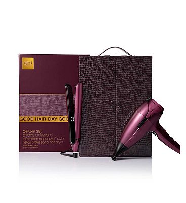 Ghd Deluxe Hair Dryer And Straightener Gift Set In Cherry Chic