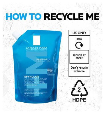 La Roche-Posay Effaclar Foaming Gel Cleanser Refill 400ml (6)