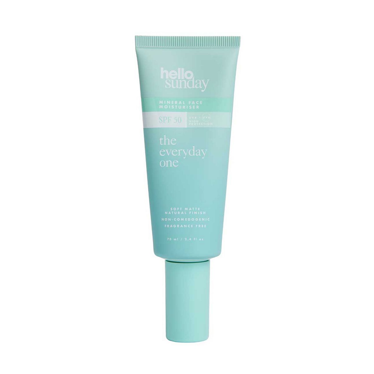 Hello Sunday The Everyday One Mineral Spf 50 Non-Comedogenic Moisturiser 70ml