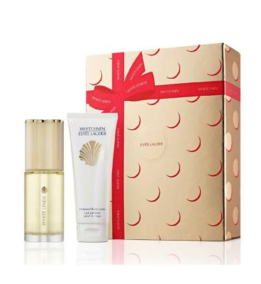 Estee Lauder White Linen Set Boots