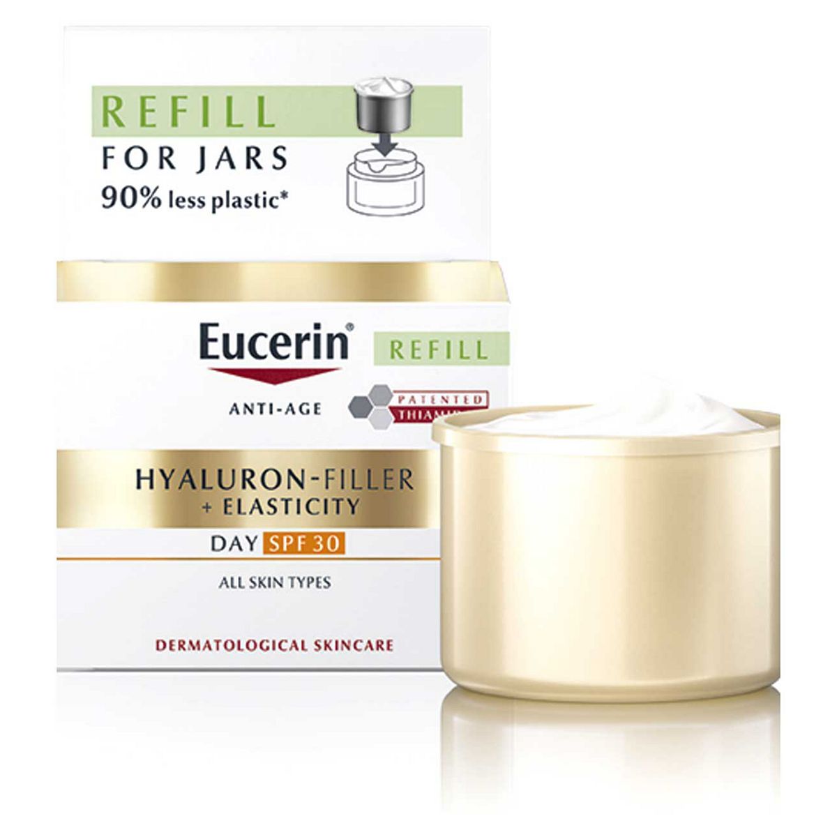 Eucerin Hyaluron Filler + Elasticity Day Cream Re-Fill 50ml