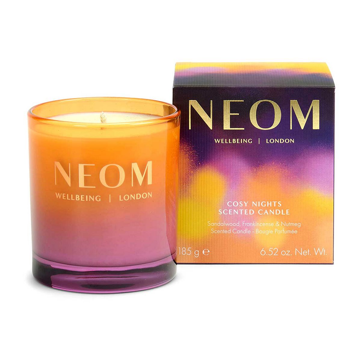 Neom Wellbeing Cosy Nights 1 Wick Candle 185G