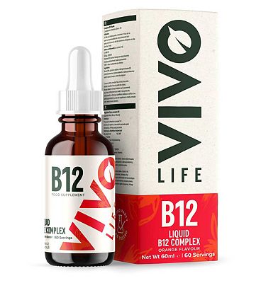Vivo Life Liquid B12 Complex Orange Flavour 60ml