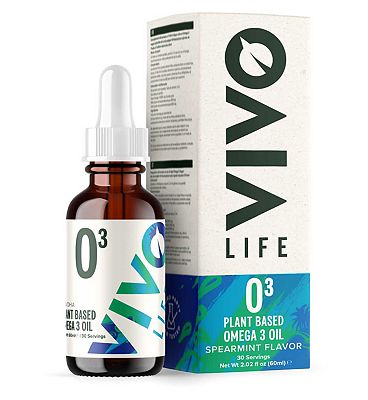Vivo Life Plant Based Omega 3 Oil Spearmint Flavour 60ml