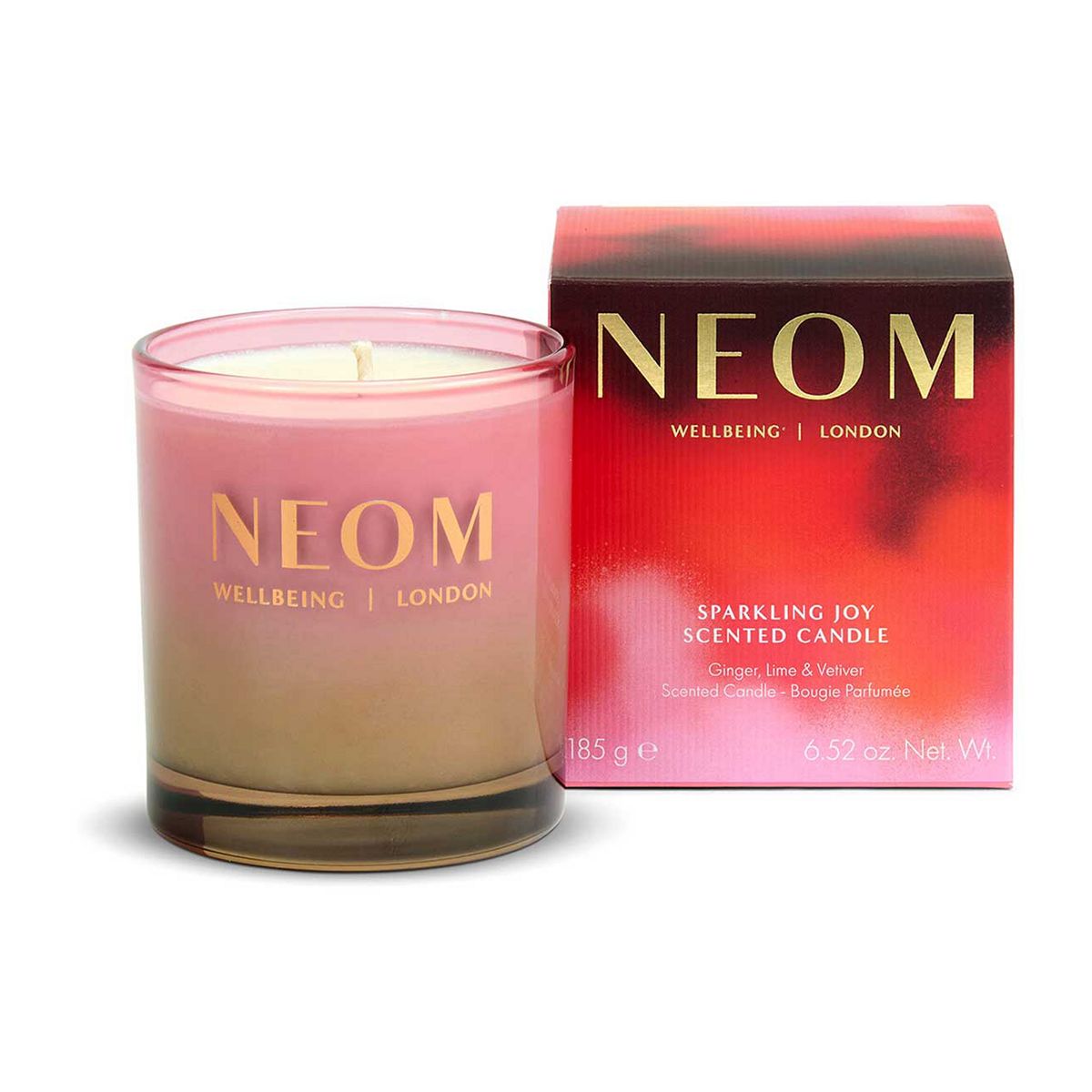 Neom Wellbeing Sparkling Joy 1 Wick Candle 185G
