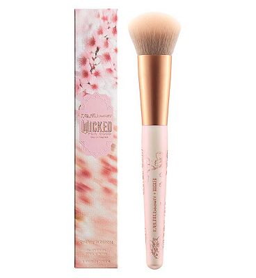 Click to view product details and reviews for Rem Beauty X Wicked For Good Cherry Blossom Blush Brush.