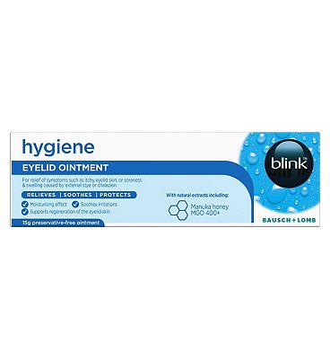 Click to view product details and reviews for Blink Hygiene Eye Lid Ointment 15g.