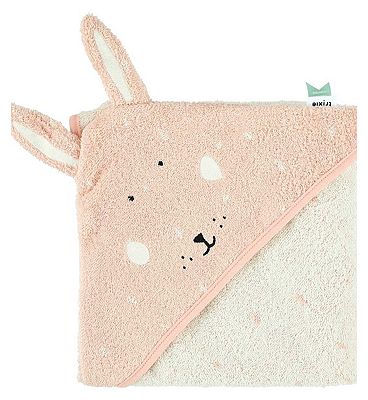 Trixie Hooded Towel  75x75cm Mrs Rabbit
