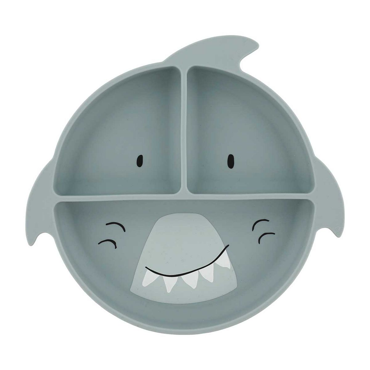 Trixie Shark Silicone Divided Plate