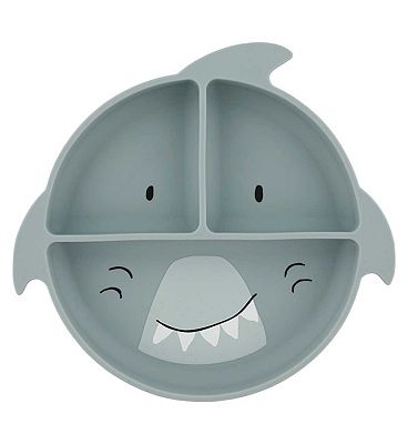 Trixie Shark Silicone Divided Plate