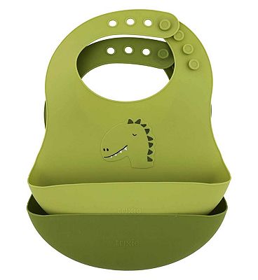 Trixie Silicone Bib 2 Pack Mr Dino