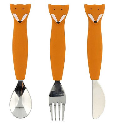 Trixie Silicone Cutlery Set  Mr Fox